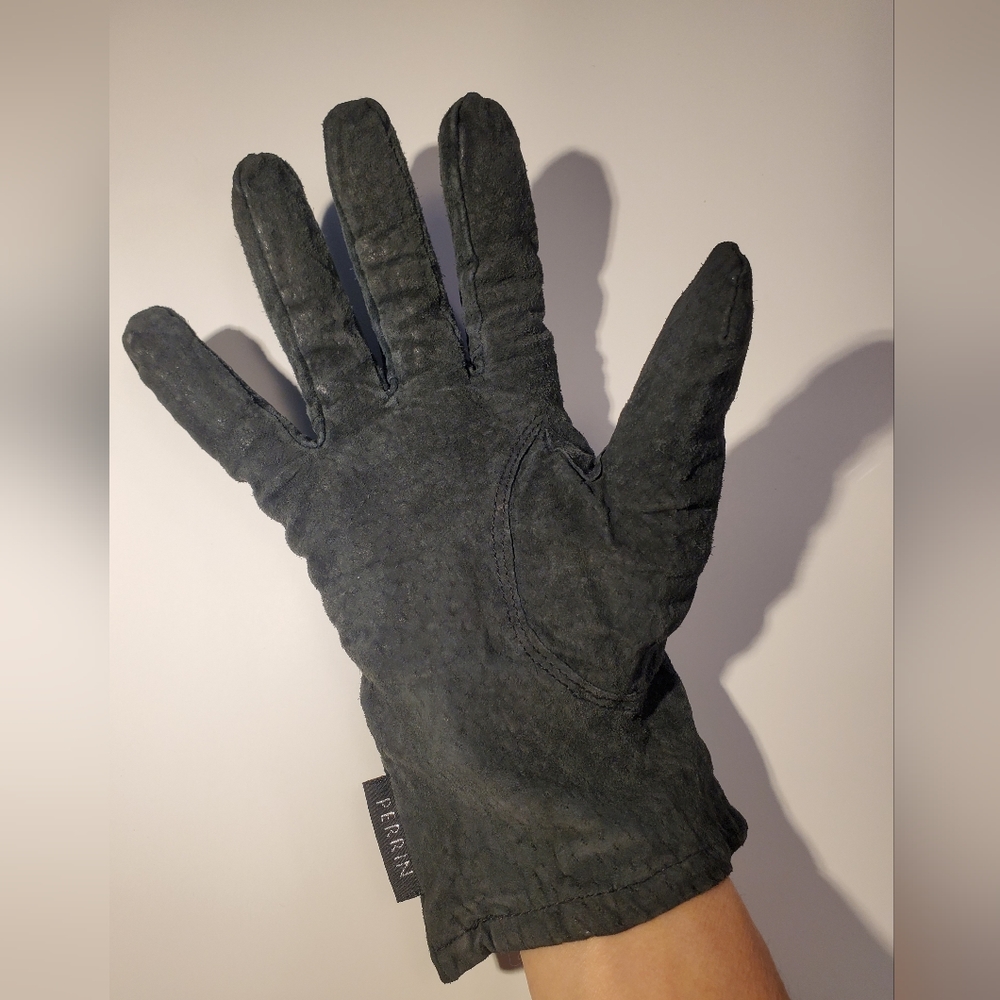 Vintage Perrin suede gloves - Picture 3 of 6